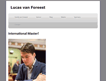 Tablet Screenshot of lucas.vanforeest.com